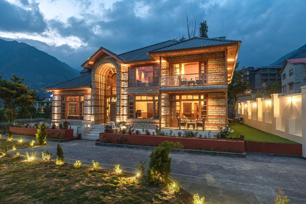 Saffronstays Monarch Manor, Manali - Regal Mansion ภายนอก รูปภาพ