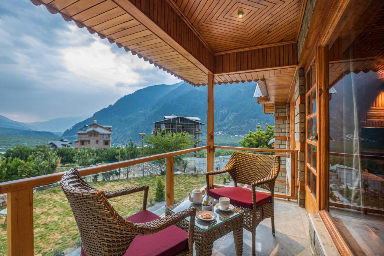 Saffronstays Monarch Manor, Manali - Regal Mansion ภายนอก รูปภาพ