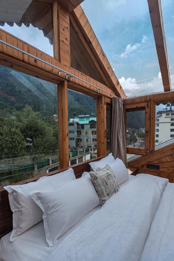 Saffronstays Monarch Manor, Manali - Regal Mansion ภายนอก รูปภาพ